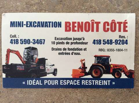 Mini Excavation Benoit Cote